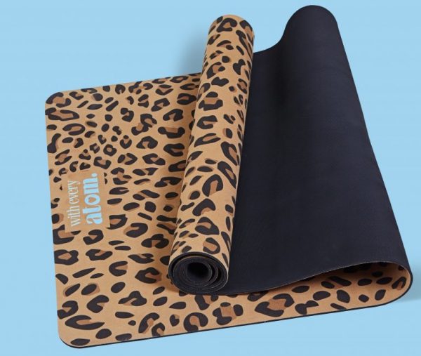 feudale rille dramatiker Leopard Print Yoga Mat with Anti-Slip Technology - Bioenergy Products